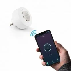 METRONIC Prise Connectée WiFi - Blanche - Blanc -Metronic Soldes Boutique 23757480 3