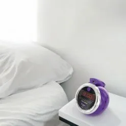 METRONIC Radio-réveil Pop Purple FM USB Projection Double Alarme - Violet - Violet 7 METRONIC Radio-réveil Pop Purple FM USB Projection Double Alarme - Violet - Violet -Metronic Soldes Boutique 26620323 3