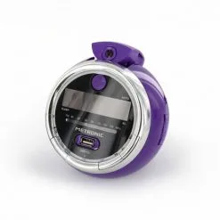 METRONIC Radio-réveil Pop Purple FM USB Projection Double Alarme - Violet - Violet 8 METRONIC Radio-réveil Pop Purple FM USB Projection Double Alarme - Violet - Violet -Metronic Soldes Boutique 26620323 4