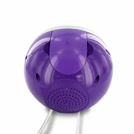 METRONIC Radio-réveil Pop Purple FM USB Projection Double Alarme - Violet - Violet 5 METRONIC Radio-réveil Pop Purple FM USB Projection Double Alarme - Violet - Violet – Image 5