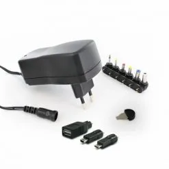 METRONIC Alimentation Universelle 1,5 A+USB - Noir