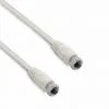 METRONIC Câble TV Satellite Coaxial Fiches F Mâle/mâle 10 M - Blanc