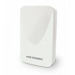 METRONIC Antenne D'extérieur Plate HD Amplifiée 43 DB Compatible 4K - Blanche - Blanc