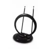 METRONIC Antenne D'intérieur Saturn HD 40 DB Gain Réglable - Noire - Noir