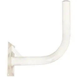 METRONIC Fixation Murale - Déport De 300 Mm, Tube Diam. 40 Mm, Peint époxy - Blanc