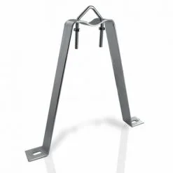 METRONIC Fixation De Mât Diam. 30-45 Mm / Déport 300 Mm - Gris