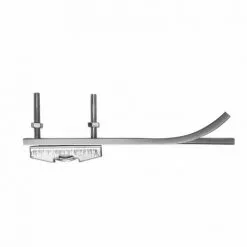 METRONIC Fixation Pattes De Scellement Pour Mât Diam. 20-45 Mm - Gris