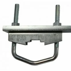 METRONIC Fixation Pattes De Scellement Pour Mât Diam. 20-45 Mm - Gris -Metronic Soldes Boutique 5067770 3