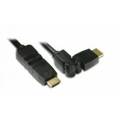 METRONIC Câble HDMI High Speed Mâle/mâle Rotatif 1,5 M - Noir