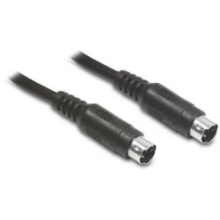 METRONIC Câble Vidéo S-vidéo Mâle/mâle 1,5 M - Noir