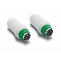 METRONIC Fiche TV (lot De 2) Blindée 9 Mm Fem. - Blanc