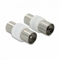 METRONIC Raccord (lot De 2) 9 Mm/9,52 Mm Mâle/fem. Et Mâle/mâle - Gris