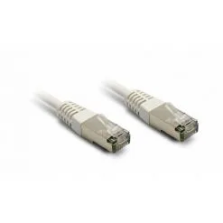METRONIC Câble Ethernet RJ45 CAT 5 Mâle/mâle Droit - Blindage FTP 5 M - Blanc