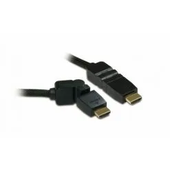 METRONIC Câble HDMI Premium High Speed + Ethernet- Rotatif 3 M - Noir