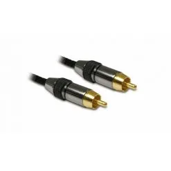 METRONIC Câble Audio Premium 1 RCA Mâle/mâle 1,5 M - Noir