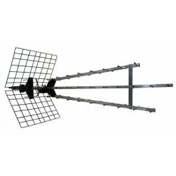 METRONIC Antenne D'extérieur Trinappe Amplifiée 57 DB - Gris