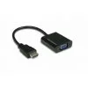 METRONIC Convertisseur HDMI/VGA - Jack 3,5 Mm 0,2 M - Noir