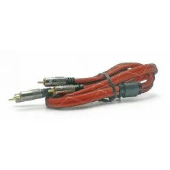 METRONIC Câble Audio 2 RCA Mâle/mâle 1 M - Orange - Orange