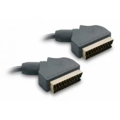 METRONIC Câble Péritel Mâle/mâle 21 Broches 0,8 M - Noir