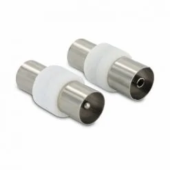 METRONIC Raccord (lot De 2) 9 Mm/9,52 Mm Mâle/fem. Et Mâle/mâle - Gris
