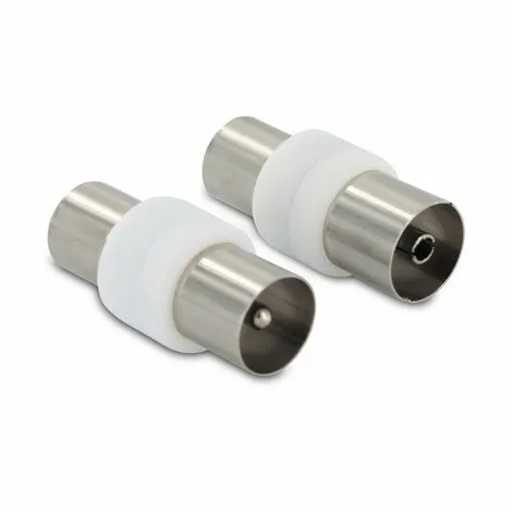 METRONIC Raccord (lot De 2) 9 Mm/9,52 Mm Mâle/fem. Et Mâle/mâle - Gris 1 METRONIC Raccord (lot De 2) 9 Mm/9,52 Mm Mâle/fem. Et Mâle/mâle - Gris