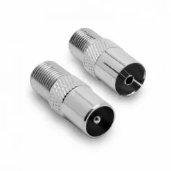 METRONIC Adaptateur (lot De 2) F/9,52 Mm Fem./mâle Et Fem./fem. - Gris