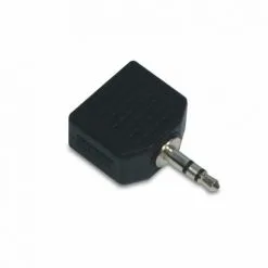 METRONIC Adaptateur Jack Stéréo 3,5 Mm Mâle/2 X 3,5 Mm Fem. - Noir