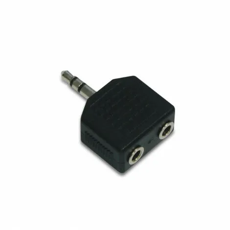 METRONIC Adaptateur Jack Stéréo 3,5 Mm Mâle/2 X 3,5 Mm Fem. - Noir 2 METRONIC Adaptateur Jack Stéréo 3,5 Mm Mâle/2 X 3,5 Mm Fem. - Noir – Image 2