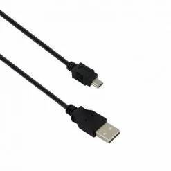 METRONIC Câble USB A Mâle / Mini USB Mâle 1,8 M - Noir - Noir