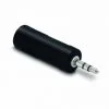METRONIC Adaptateur Jack Stéréo 3,5 Mm Mâle/6,35 Mm Fem. - Noir