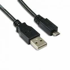 METRONIC Câble Micro USB /USB-A 2.0 - 1,8 M - Noir - Noir