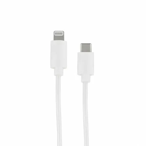 METRONIC Câble MFI /USB-C Pour IPhone IPad 1 M - Blanc - Blanc 1 METRONIC Câble MFI /USB-C Pour IPhone IPad 1 M - Blanc - Blanc