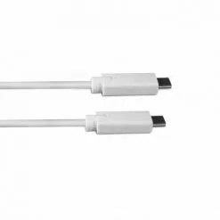 METRONIC Câble USB-C Mâle/USB-C Mâle 1 M - Blanc - Blanc