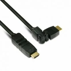METRONIC Câble HDMI High Speed Mâle/mâle Rotatif 1,5 M - Noir