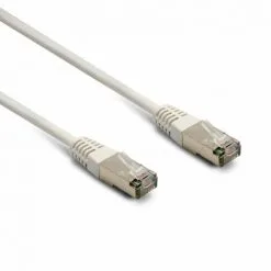 METRONIC Câble Ethernet RJ45 CAT 5 Mâle/mâle Droit - Blindage FTP 5 M - Blanc