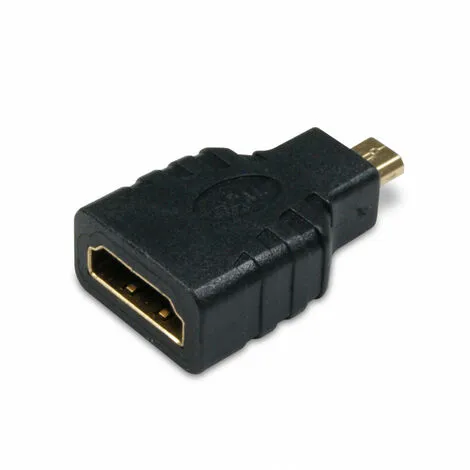 METRONIC Adaptateur Micro HDMI Mâle/HDMI Fem. - Noir 1 METRONIC Adaptateur Micro HDMI Mâle/HDMI Fem. - Noir