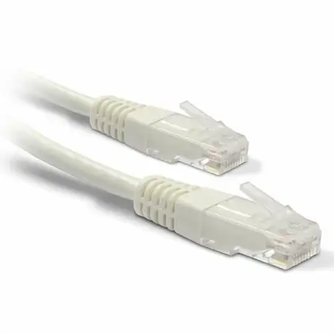 METRONIC Câble Ethernet RJ45 CAT 6A Mâle/mâle Droit - UTP 20 M - Blanc 1 METRONIC Câble Ethernet RJ45 CAT 6A Mâle/mâle Droit - UTP 20 M - Blanc