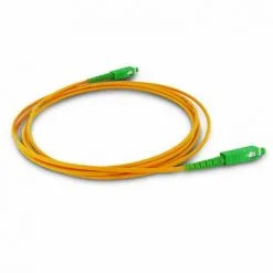 METRONIC Cordon Fibre Optique Monomode 9/125 - G657A2 - 2 M - Orange Et Vert - Orange
