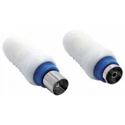 METRONIC Fiche Coaxiale Droite ø 9,52 Mm 1 Femelle / 1 Male